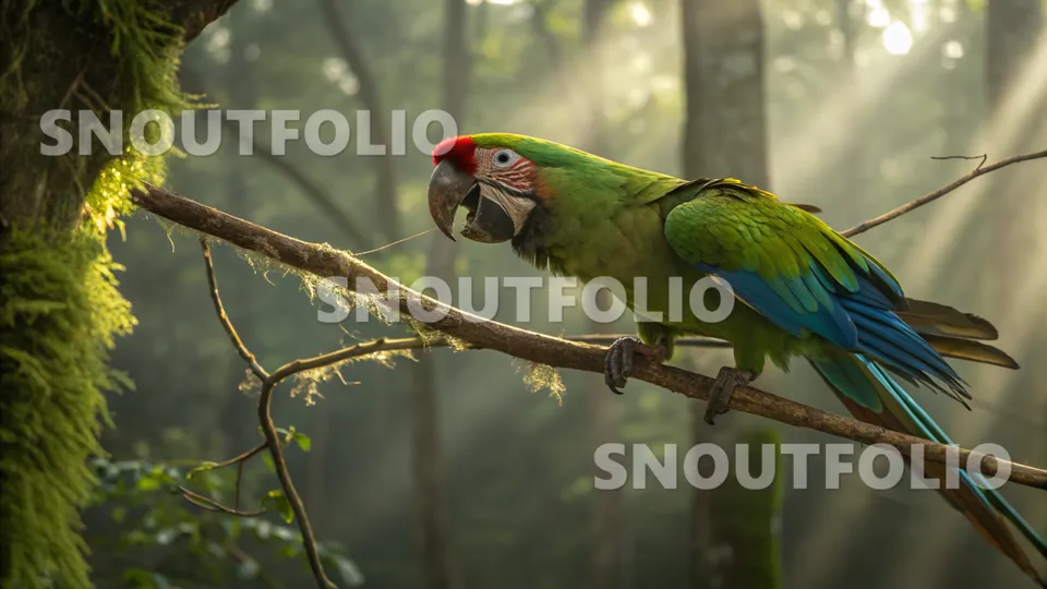 Quiet Aura of the Severe Macaw