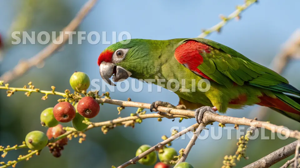 Gentle Echo of the Hahn's Macaw