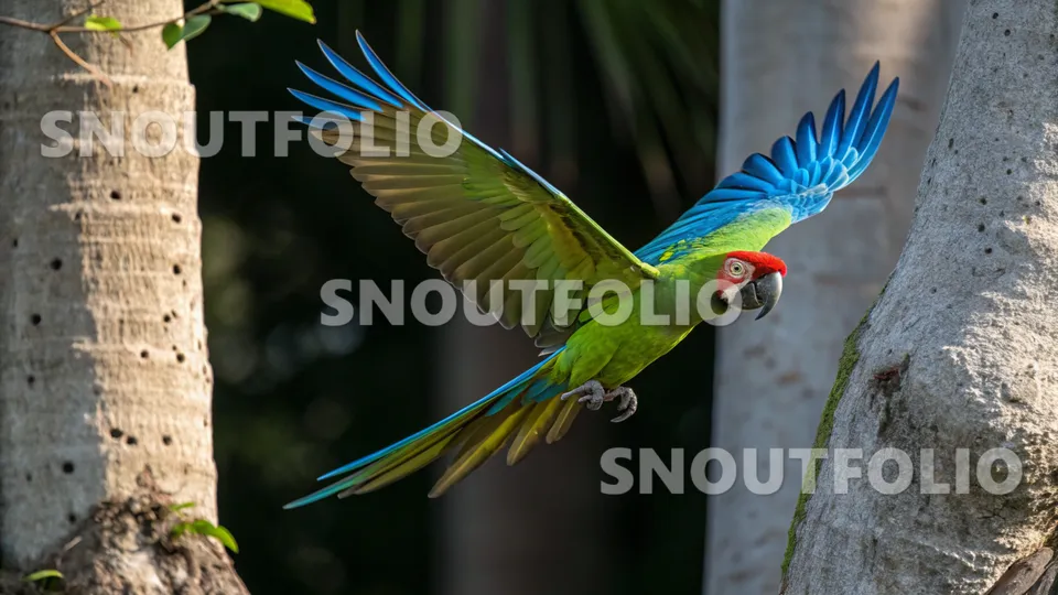 Majestic Essence of the Illiger's Macaw