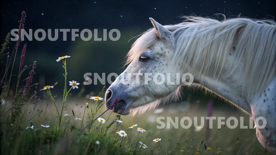 Graceful Stride of the Starwhisper Pony