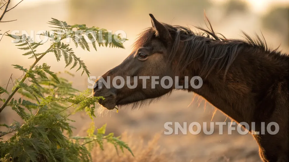 Calm Pose of the Sindhi Pony