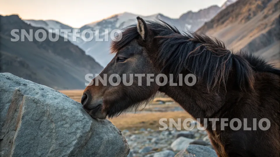 Witty Gaze of the Zanskari Pony