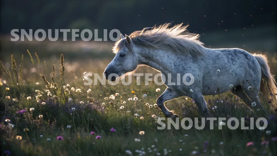 Serene Pose of the Moonhoof Pony