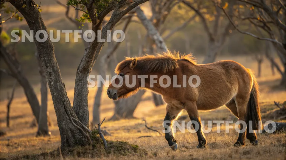 Gentle Presence of the Sandelwood Pony