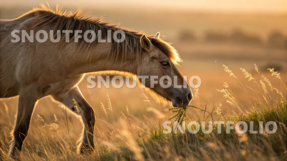 Elegant Silhouette of the Sumba Pony