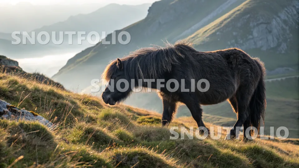 Faithful Portrait of the Pottok Pony