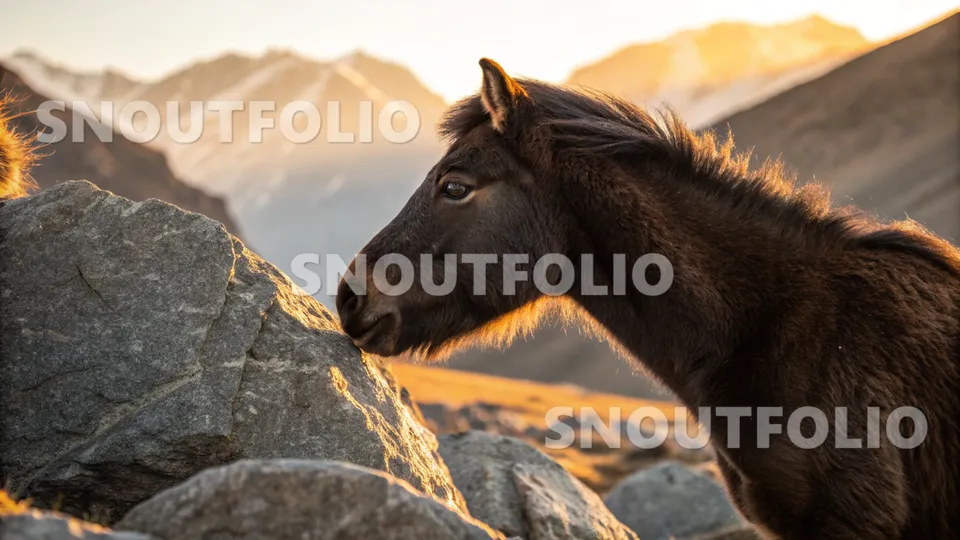 Silent Wanderer of the Spiti Pony