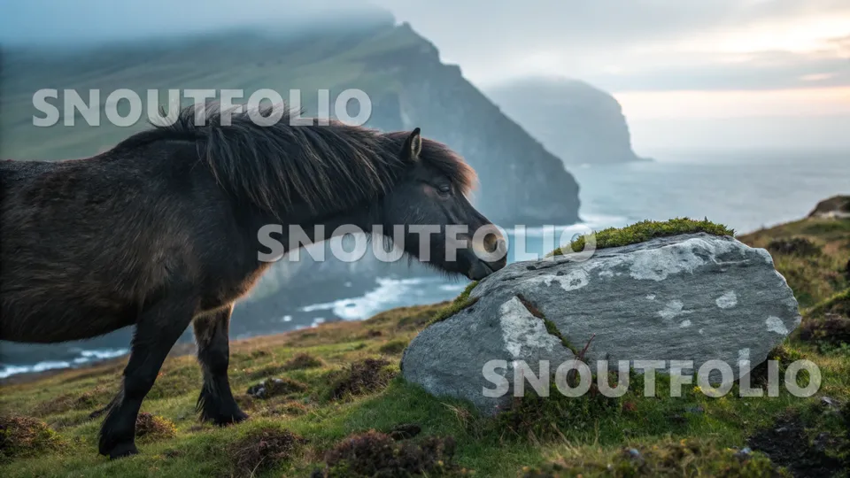 Cheerful Sight of the Faroe Pony