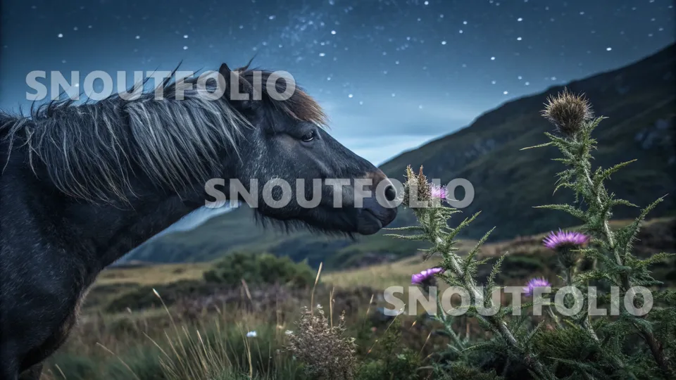 Golden Aura of the Starfield Pony