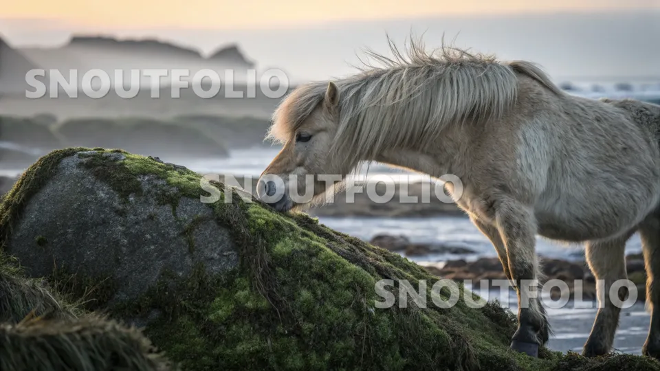 Witty Silhouette of the Sandwick Pony