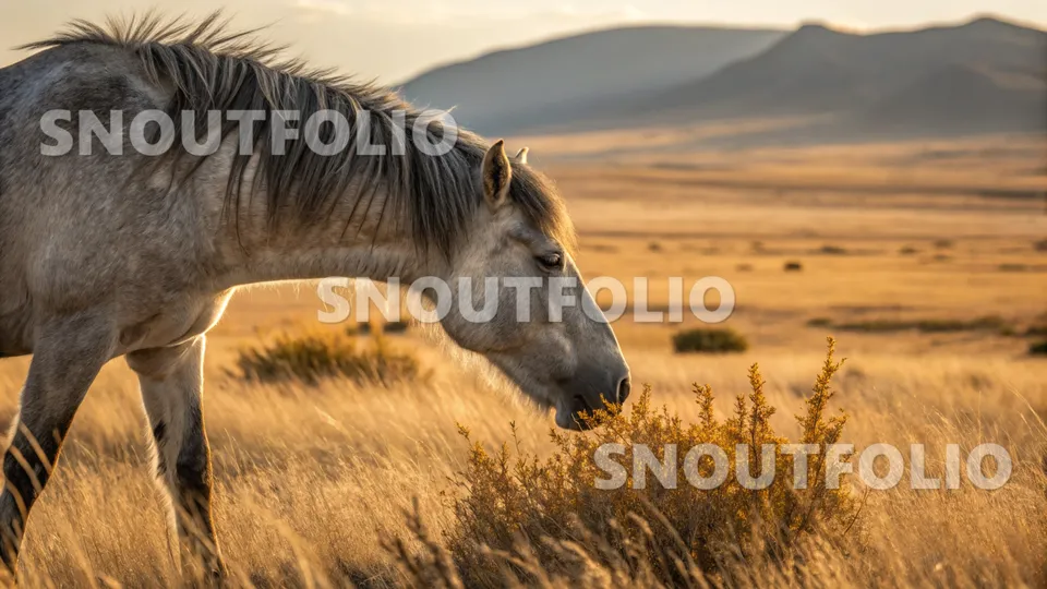 Serene Glimpse of the Kushum Pony