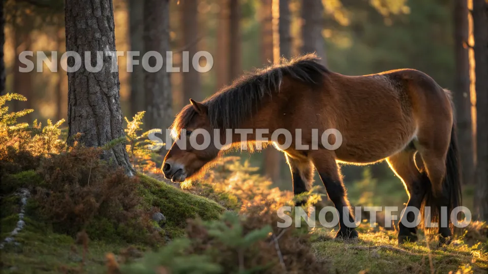 Serene Presence of the Karelian Pony