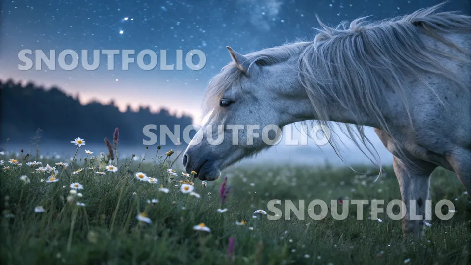 Silent Essence of the Moonblossom Pony