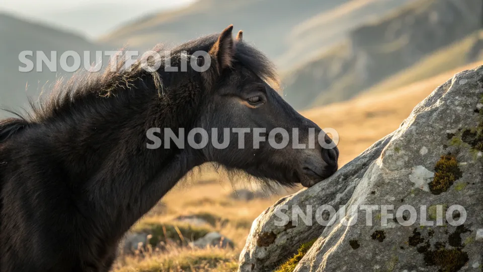 Elegant Charm of the Dagestan Pony