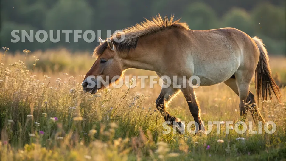 Quiet Essence of the Kalmyk Pony