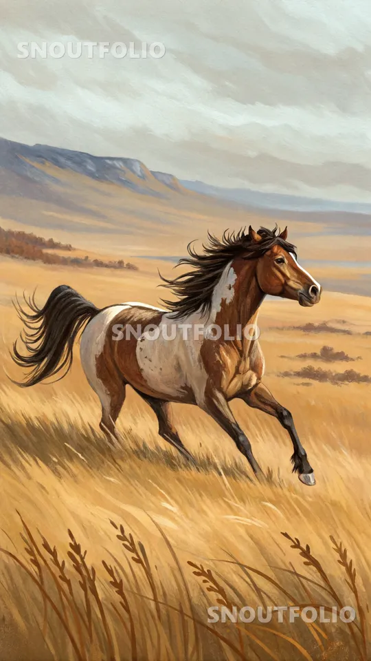 Loyal Spirit of the Mustang Horse