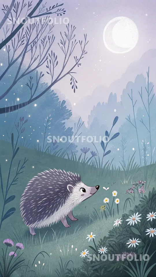 Lively Glimpse of the European Hedgehog