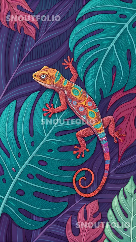 Cheerful Companion of the Tokay Gecko