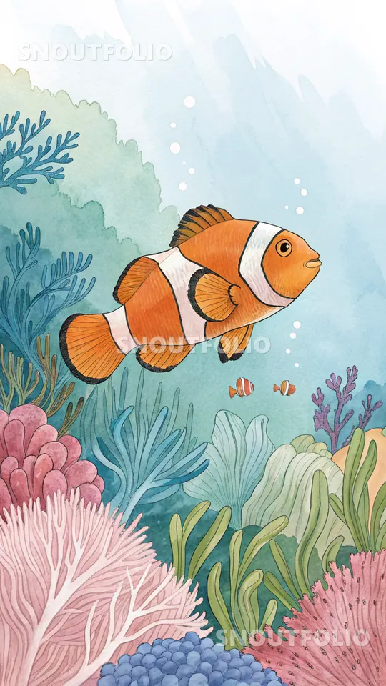 Calm Gaze of the Clownfish