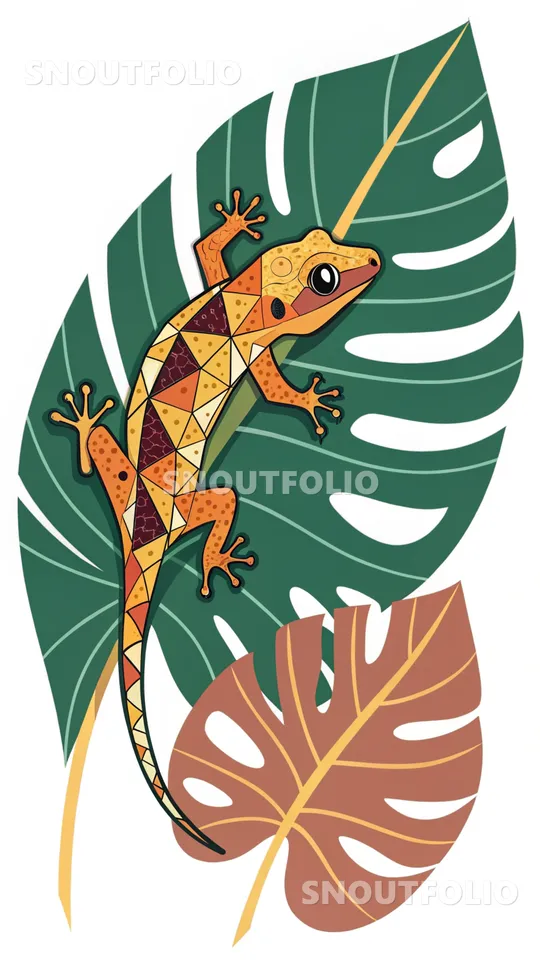 Faithful Stride of the Crested Gecko