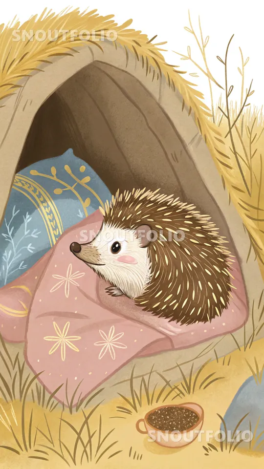 Golden Echo of the African Pygmy Hedgehog