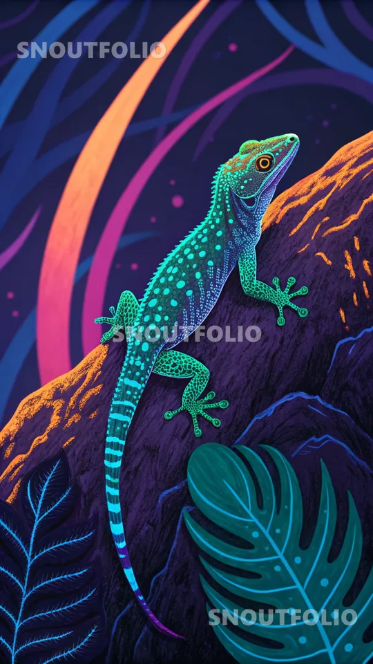 Bold Glimpse of the Tokay Gecko