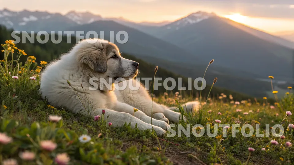 Bright Presence of the Carpathian Shepherd Dog