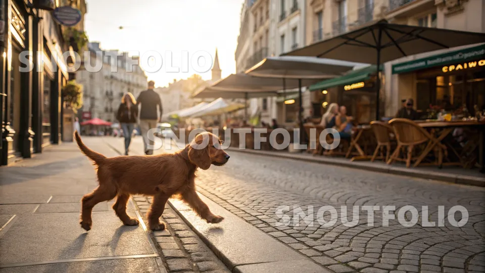 Charming Memory of the Irish Setter