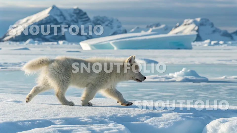 Playful Memory of the Greenland Dog