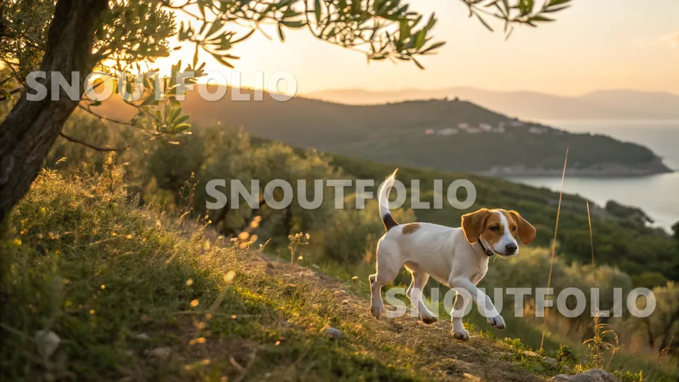 Noble Portrait of the Istrian Shorthaired Hound