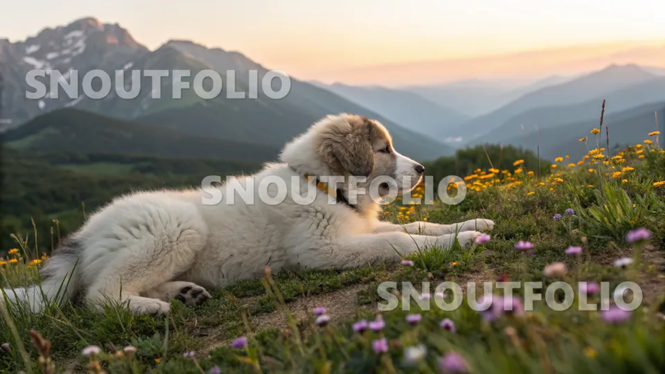 Serene Aura of the Karakachan Dog