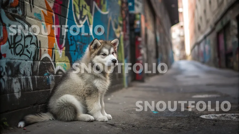 Noble Whimsy of the Alaskan Malamute