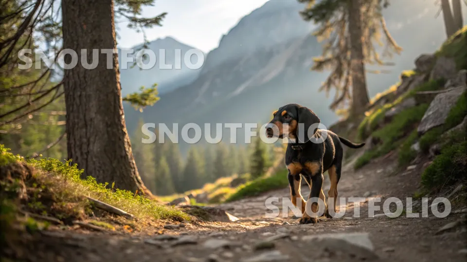 Loyal Stride of the Slovakian Hound