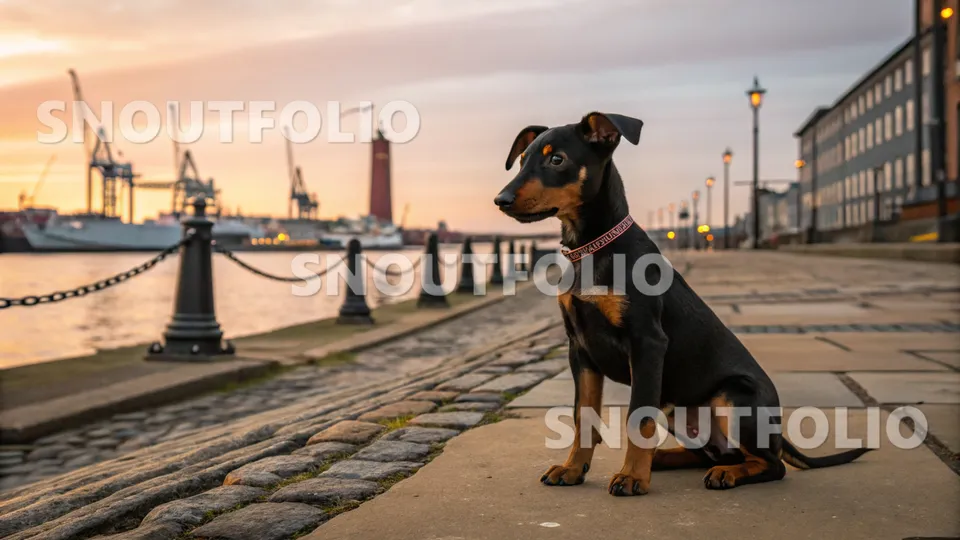 Silent Stride of the Toy Manchester Terrier