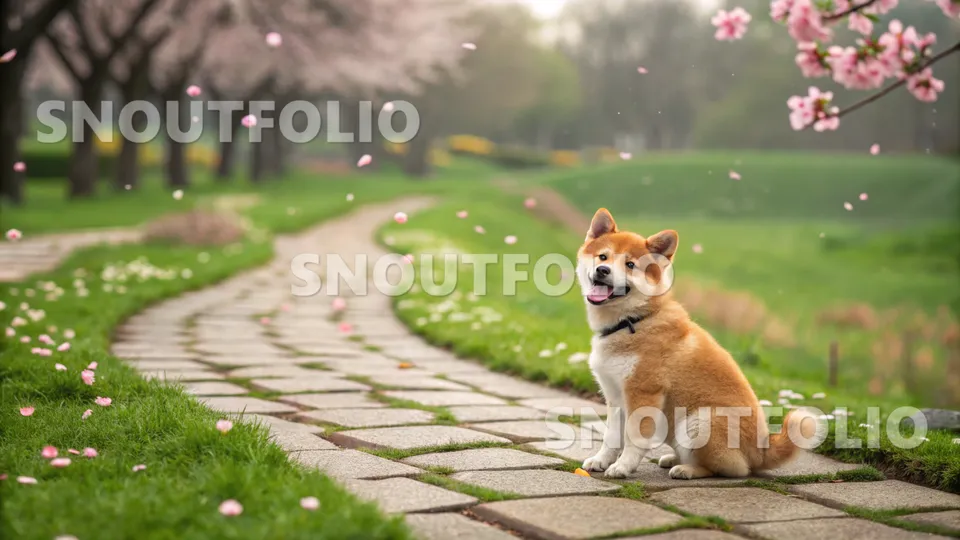 Playful Whiff of the Shiba Inu