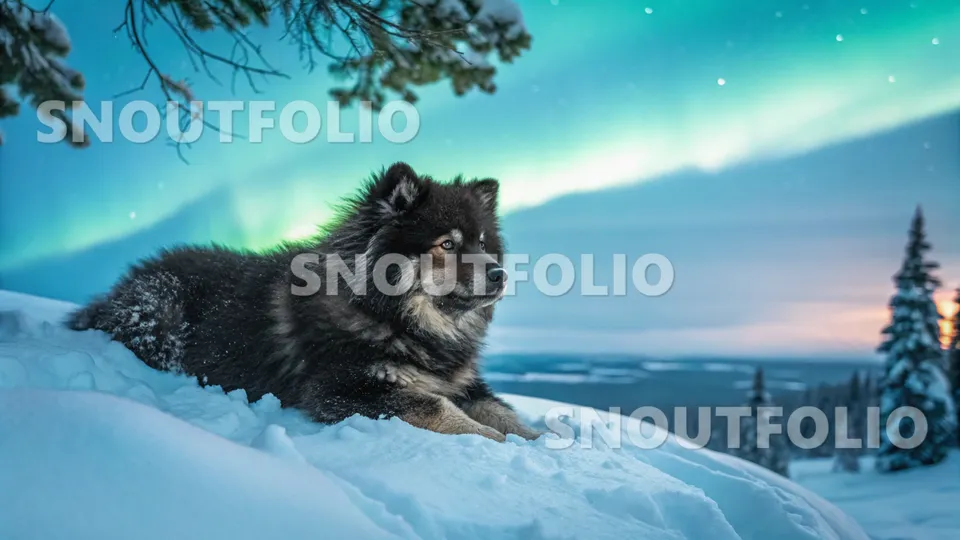 Vivid Flare of the Swedish Lapphund