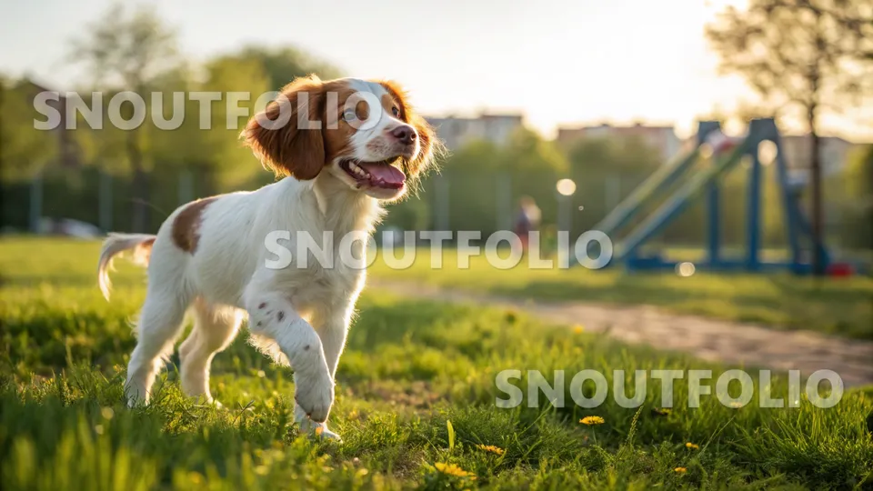 Playful Soul of the Brittany Spaniel