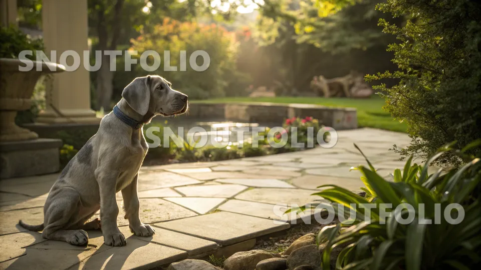 Radiant Portrait of the Great Dane