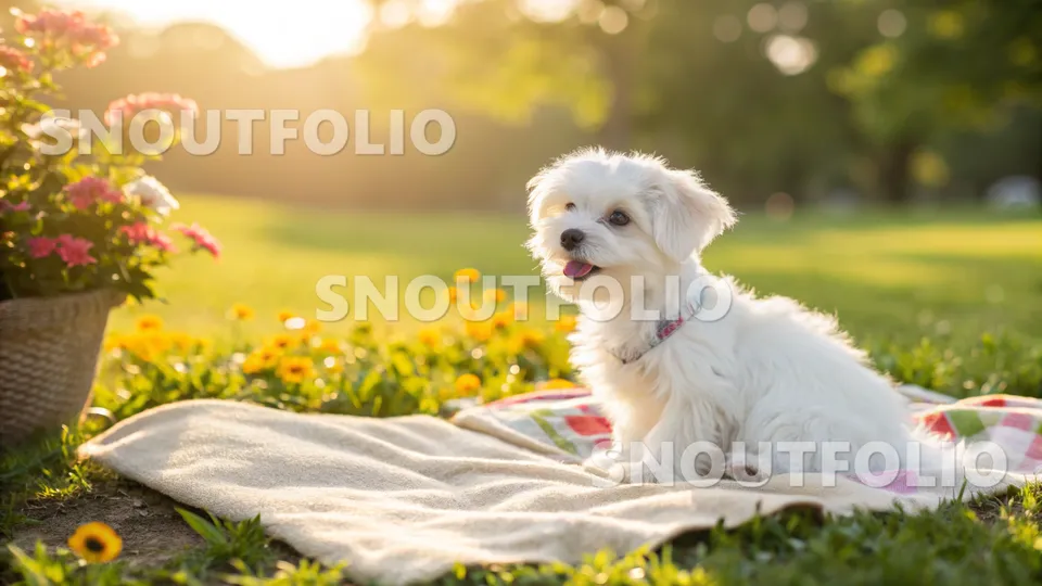 Witty Silhouette of the Maltese