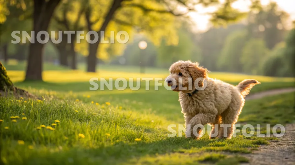 Silent Charm of the Goldendoodle