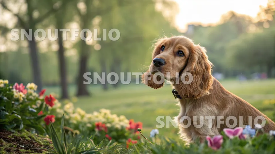 Bright Whimsy of the Cocker Spaniel