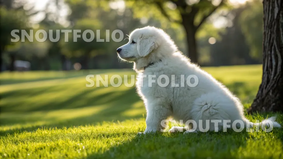Faithful Silhouette of the Kuvasz