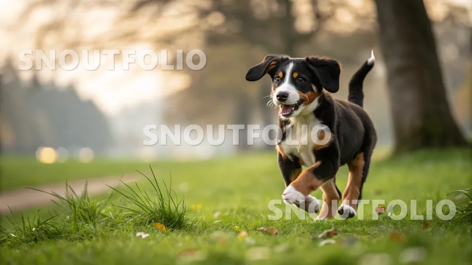 Majestic Flare of the Entlebucher Mountain Dog