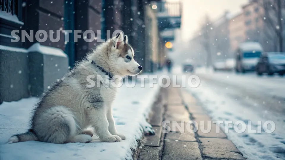 Noble Sight of the Siberian Husky