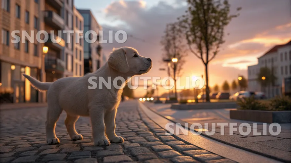 Graceful Silhouette of the Labrador Retriever