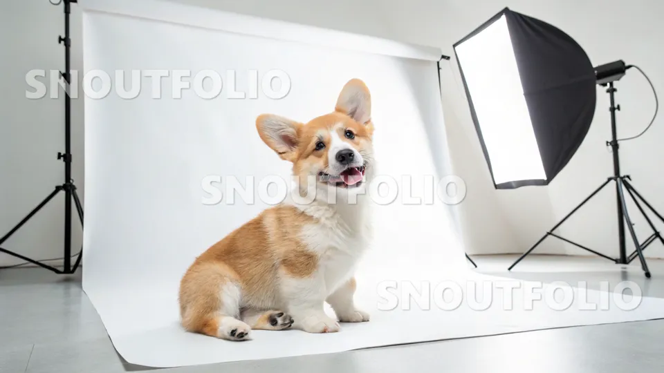 Quiet Portrait of the Corgi