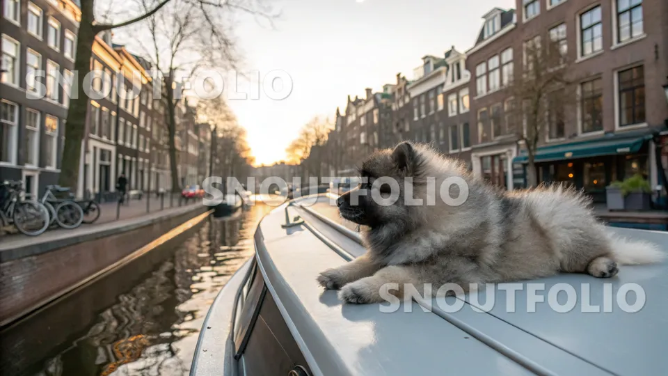 Quiet Echo of the Keeshond