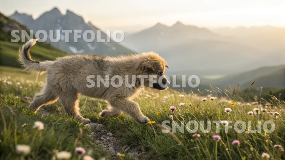 Bright Charm of the Pyrenean Shepherd