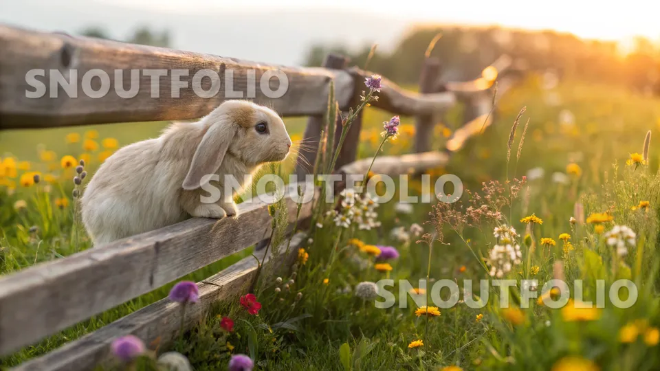 Playful Glimpse of the Mini Lop