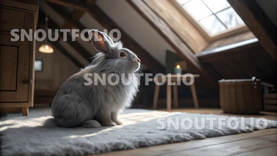 Bright Silhouette of the Angora